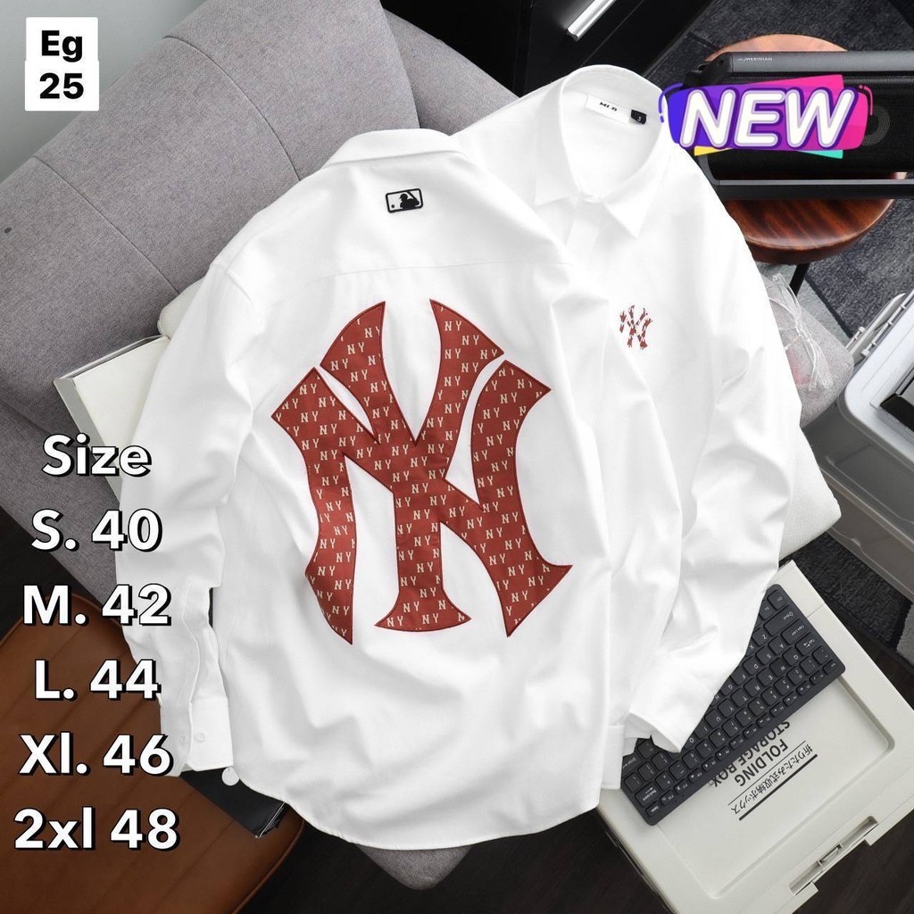 ใหม่ เสื้อเชิ้ตลำลองแขนยาวชาย ทรงสวย ห้อยป้าย ผ้าดี 100% สวยแท้