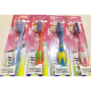 แพคเกจใหม่!! แปรงจัดฟัน ฟลูโอารีล 1ชิ้น Fluocaril Hybrid Ortho