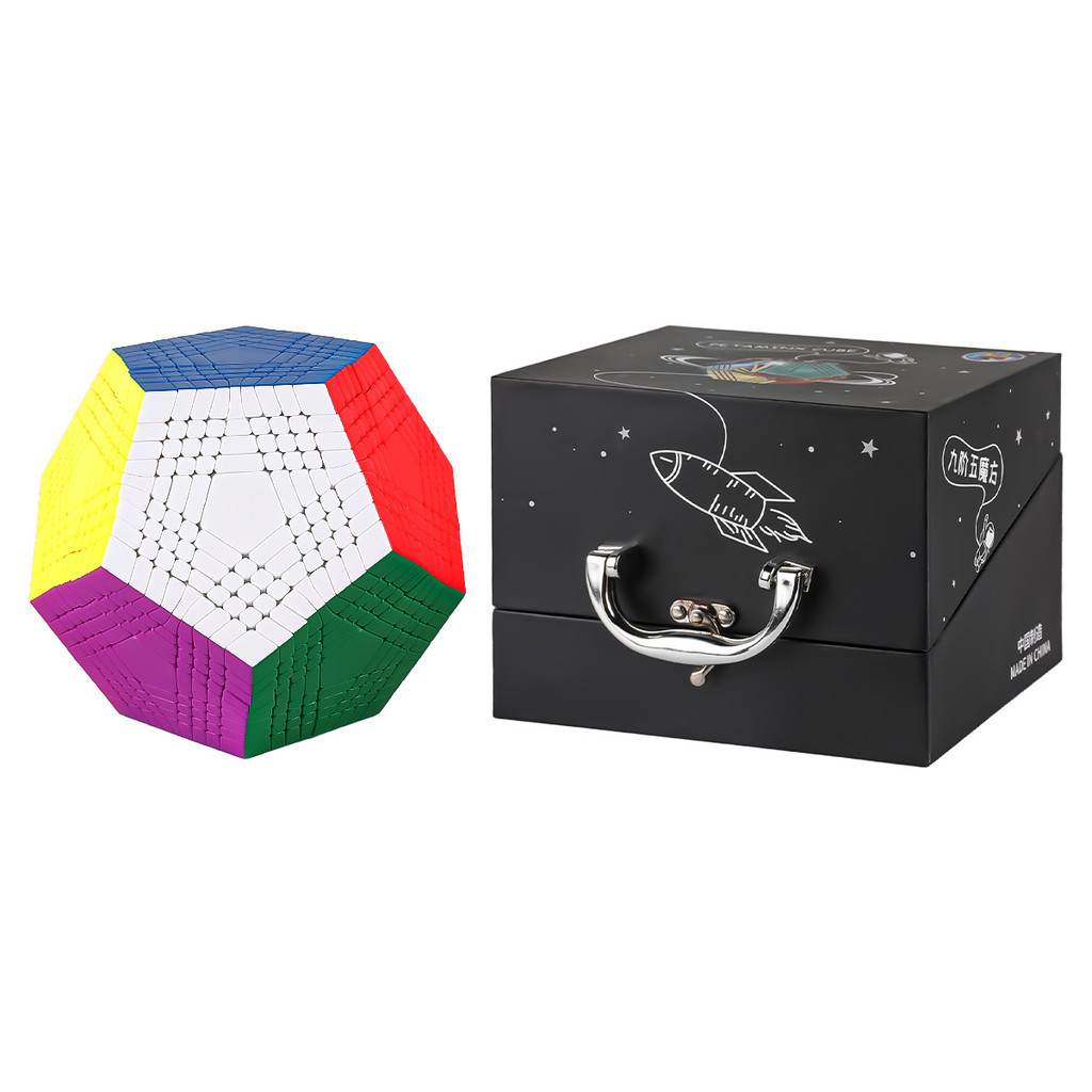 Shengshou Petaminx 9x9 Cube Professional Megaminx 9x9 ของเล่นปริศนาไร้สติกเกอร์