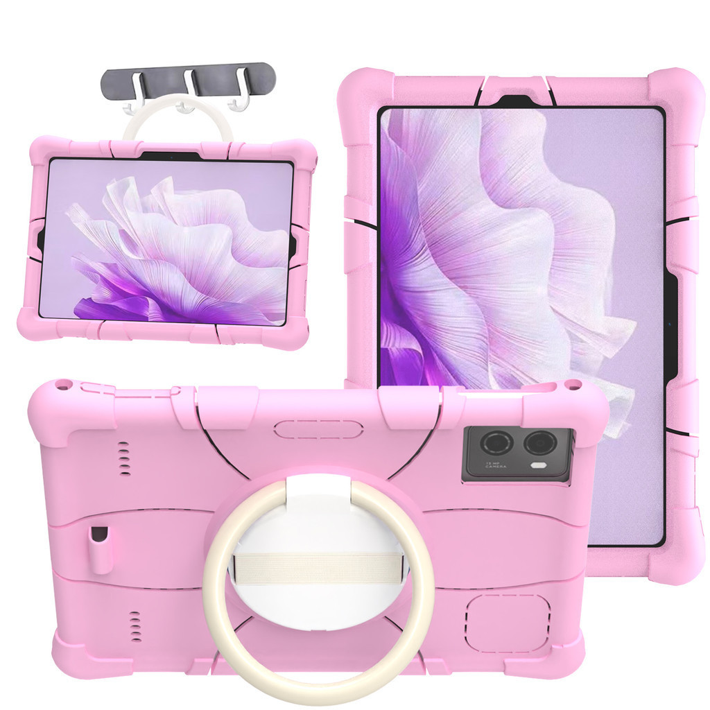 เคสซิลิโคนป้องกันการตกสําหรับ CHUWI Hi10 XPro 10.1 นิ้ว 2023 พร้อมแถบมือแบบหมุน
