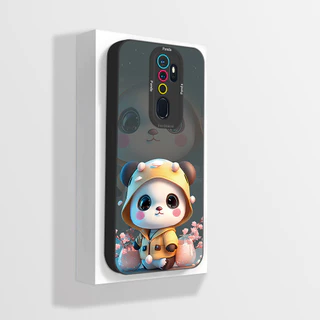 สําหรับoppo A9 2020 A5 2020 เคสโทรศัพท์ความงามการ์ตูนนักบินอวกาศFull Protection Matte Soft TPUซิลิโคนกันกระแทกปลอก