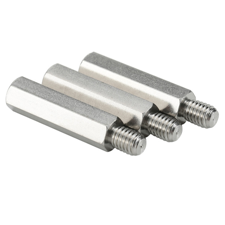 แชสซีเมนบอร์ดการเชื่อมต่อคอลัมน์ M2M3M4M5M6 คอลัมน์แยกสแตนเลสสตั๊ดหัวเดียวคอลัมน์การเชื่อมต่อหกเหลี่