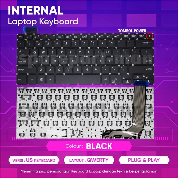 Asus X407 A407 A407UA A407UF แป้นพิมพ์แล็ปท็อปใหม่