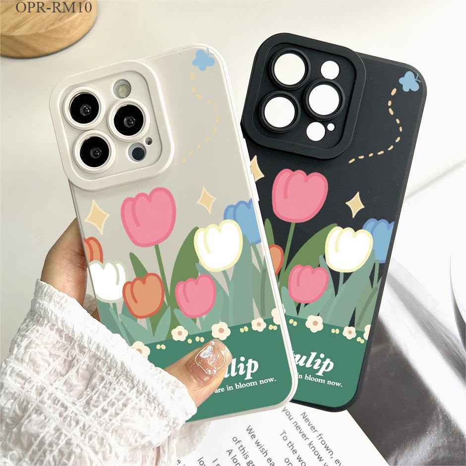 Realme C35 10 9 9i 8 8i 6i 5 5S 5i C30 C21Y C25Y C30S C1 Pro Plus Pro+ 4G 5G  Lucky Tulip เคส เคสโทรศัพท์