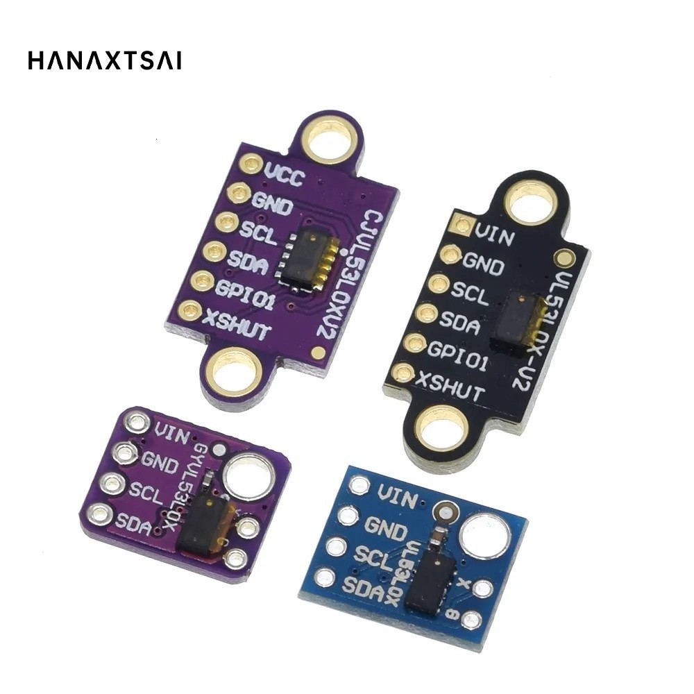 Vl53l0x Time-of-Flight (ToF) เลเซอร์ตั้งแต่เซนเซอร์ Breakout 940nm GY-530 VL53L0X GY-VL53L0XV2 เลเซอ