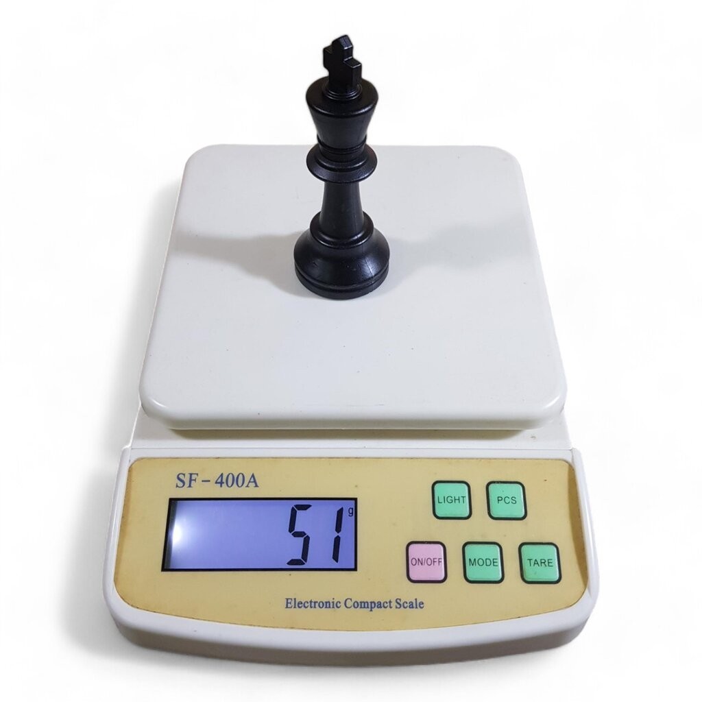 ตัวหมากรุกสากลตัวเรซิ่นมีน้ำหนักสำหรับใช้ในการแข่งขัน (มีควีนให้ฝั่งละ 2 ตัว) - รูปที่ 6