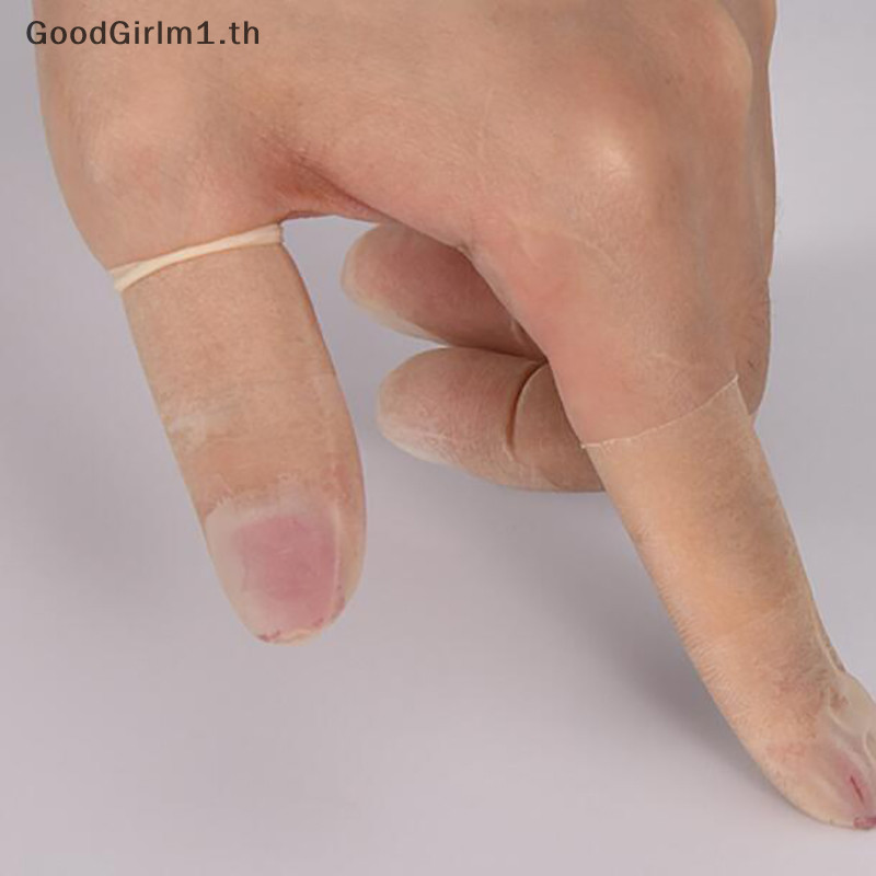 Goodgirlm1 50 ชิ้น/แพ็คทิ้ง Latex นิ้วมือยางลื่น Anti-static Finger Cots ปลายนิ้ว Protector ถุงมือเล็บเครื่องมือ TH - รูปที่ 4