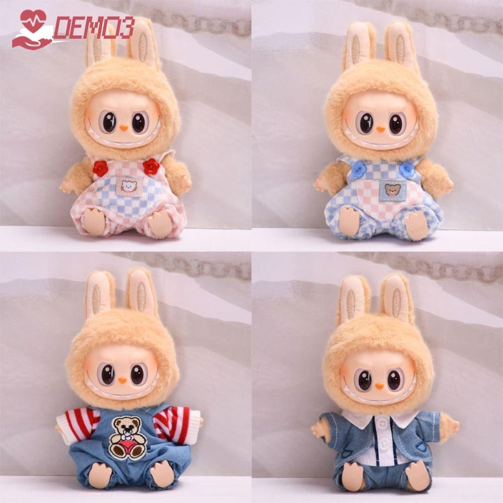 [DEMO3] เสื้อผ้าตุ๊กตา Labubu, Sit-Down Party Series ตุ๊กตา Cos ชุดตุ๊กตาอุปกรณ์เสริม, ขายเฉพาะเสื้อผ้าผ้าทําด้วยมือทนทานกางเกงตุ๊กตาสําหรับ 15 ซม. Labubu ตุ๊กตา
