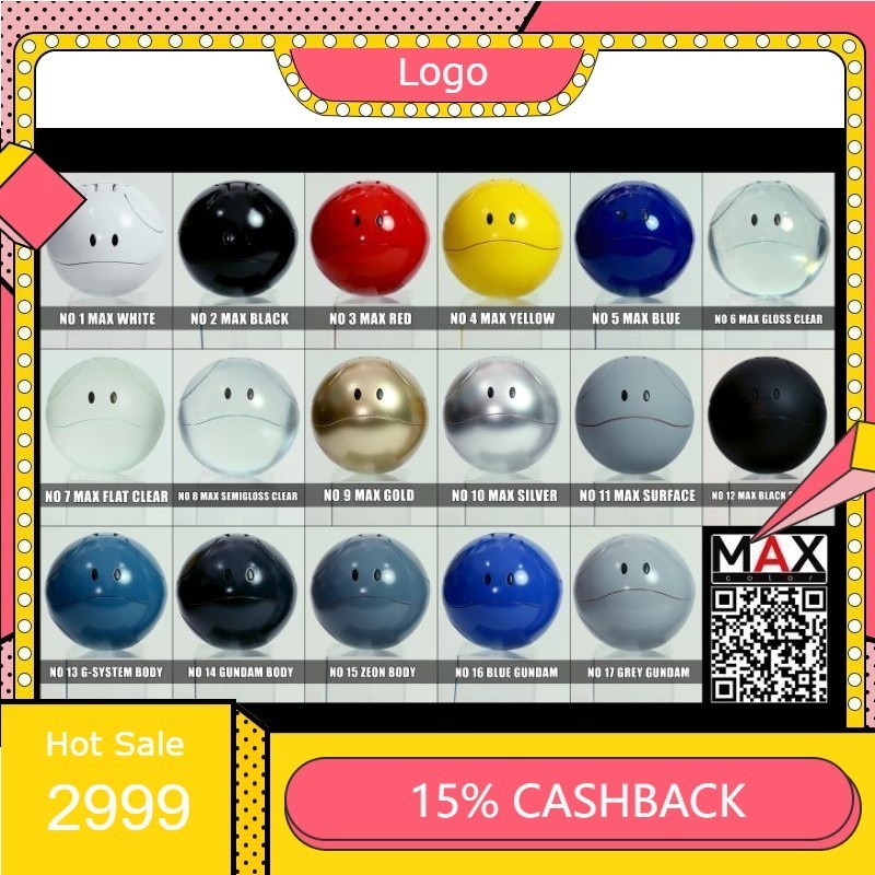 Max color acrylic color Clear coating