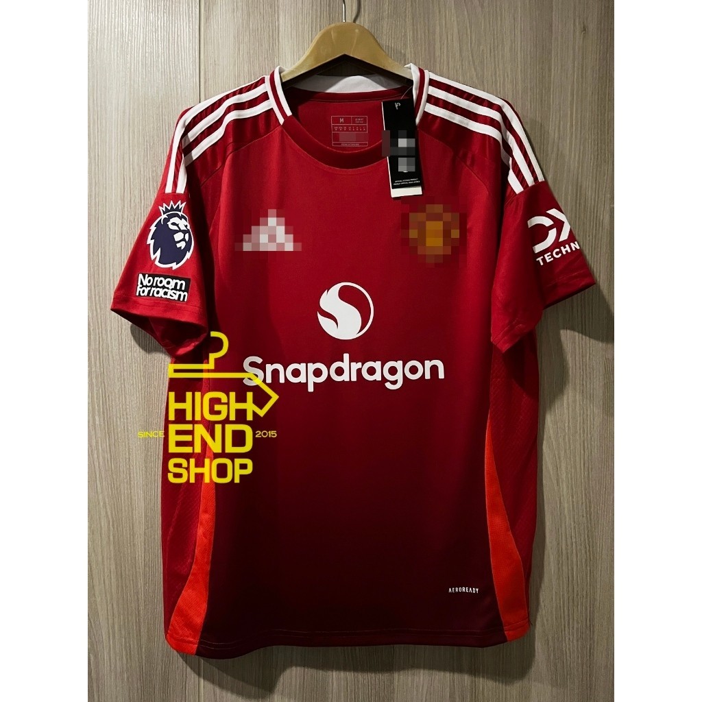 ใหม่ล่าสุด!! 2024/25 เสื้อบอล [เกรดแฟนบอล] แมนยู Home เหย้า เสื้อเปล่า หรือ พร้อมอามและเบอร์ชื่อ