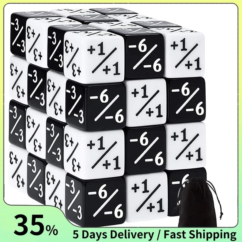 48 ชิ้น 16 มม. เครื่องนับลูกเต๋า Token Dice Loyalty ลูกเต๋า D6 ลูกเต๋าสแควร์สําหรับ MTG,CCG,Card Gaming