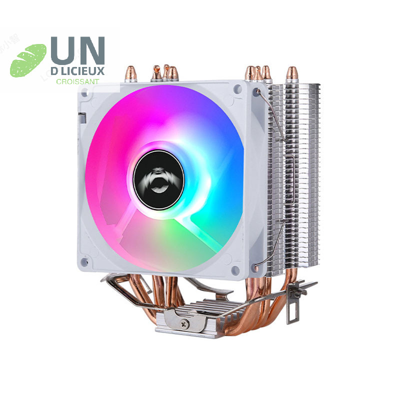 ดี Air-Cooling 4 ท่อความร้อน CPU พัดลมระบายความร้อนเหมาะสําหรับติดตั้ง LGA2011 2066 X79 X99 E5 E3 2099 AMD เครื่องยนต์หลักโปรเซสเซอร์ Cooler ดี
