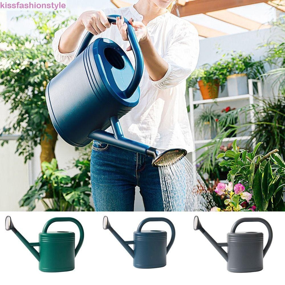 Kissfashionstyle บัวรดน้ําพวยยาว, สบายจับยาว Spout สวนรดน้ําหม้อ, พลาสติกความจุขนาดใหญ่ 3L/5L/8L/10L รดน้ํากาต้มน้ําปลูกผัก
