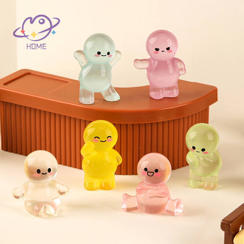 [mayhome] การ์ตูนจําลอง Mini Luminous Miniature Figurine เครื่องประดับน่ารัก Kawaii เดสก์ท็อป DIY ตกแต่งบ้านเด็กอุปกรณ์เสริมของขวัญ {TH}