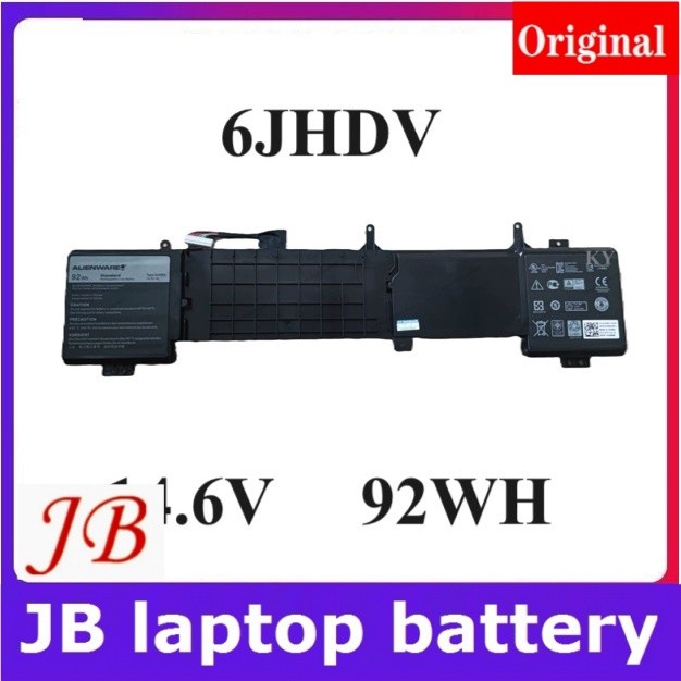 ✿BATTERY ORIGINAL DELL แบตเตอรี่ ของแท้ DELL Alienware 17 R2 R3 Alienware P43F Series 5046J 6JHDV