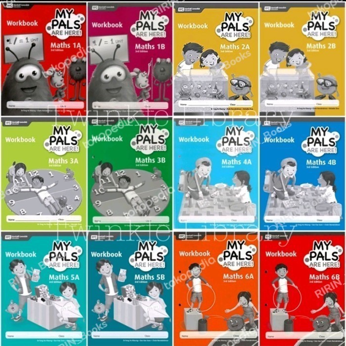 My Pals are Here Maths 1A 1B 2A 2B 3A 3B 4A 4B 5A 5B workbook - ระดับ 6, b workbook