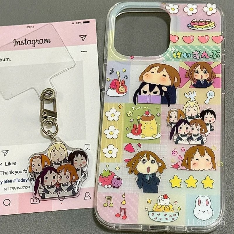 เคสโทรศัพท์มือถือสำหรับ iPhone การ์ตูนญี่ปุ่นสาวสวย14Promax/15/13Pro 12/11รุ่นใหม่ XR/xsmax กันกระแท