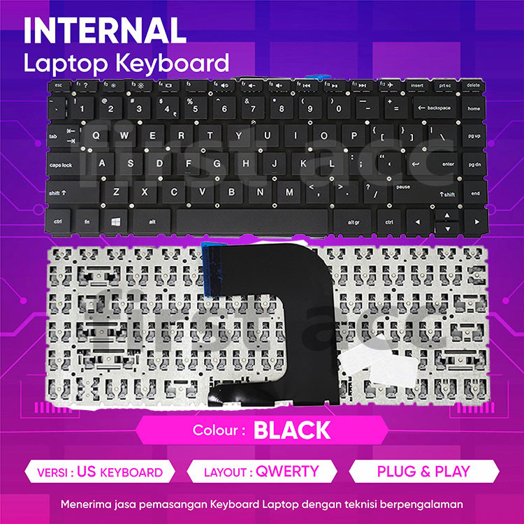 HP 14-AC001TU 14-AC002TX 14-AC002TU 14-AC143TX 14-AC143TU คีย์บอร์ดใหม่