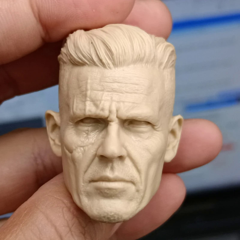 1/6 Die-cast Resin Model Assembly Kit Josh Brolin Head Sculpture Model Toys (55mm) Unpainted Free Sh