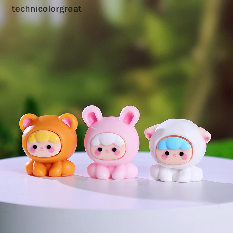 Tcgt มินิสัตว์น่ารักตุ๊กตาสัตว์รุ่น Micro ภูมิทัศน์ตกแต่งบ้าน Miniature Fairy อุปกรณ์ตกแต่งสวนMini น่ารัก Great