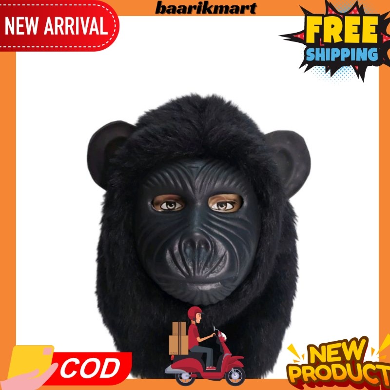 BRM Gorilla Monkey Mask Fur Monkey Character Mask