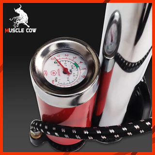 MUSCLE COW สูบลมรถมอไซค์ ที่สูบลมจักรยาน ที่สูบลม ระบบซัพแรง สูบนิ่มมือ ผู้หญิงสูบได้สบาย ปั้มลมยาง ติมลมมอเตอร์ไซค์ ได้