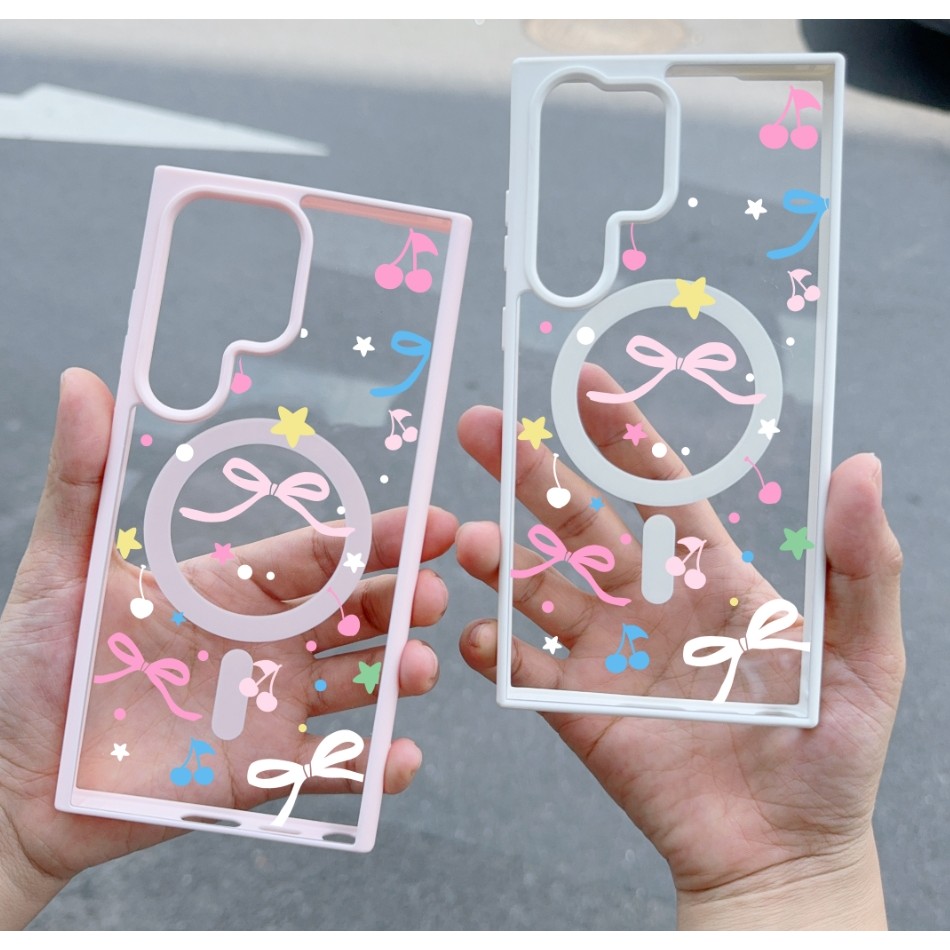บางรูปแบบโบว์สําหรับ Samsung s22 s22plus ultra Case Girly S23 S23Plus s23fe s24 s24plus s24ultra กระเป๋าสตางค์ปกหลัง