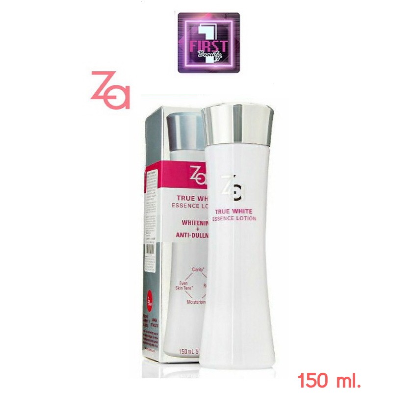 น้ำตบ Za True White Essence Lotion (150ml.) เอสเซ้นส์น้ำตบเพิ่มความชุ่มชื้น เผยผิวกระจ่างใ