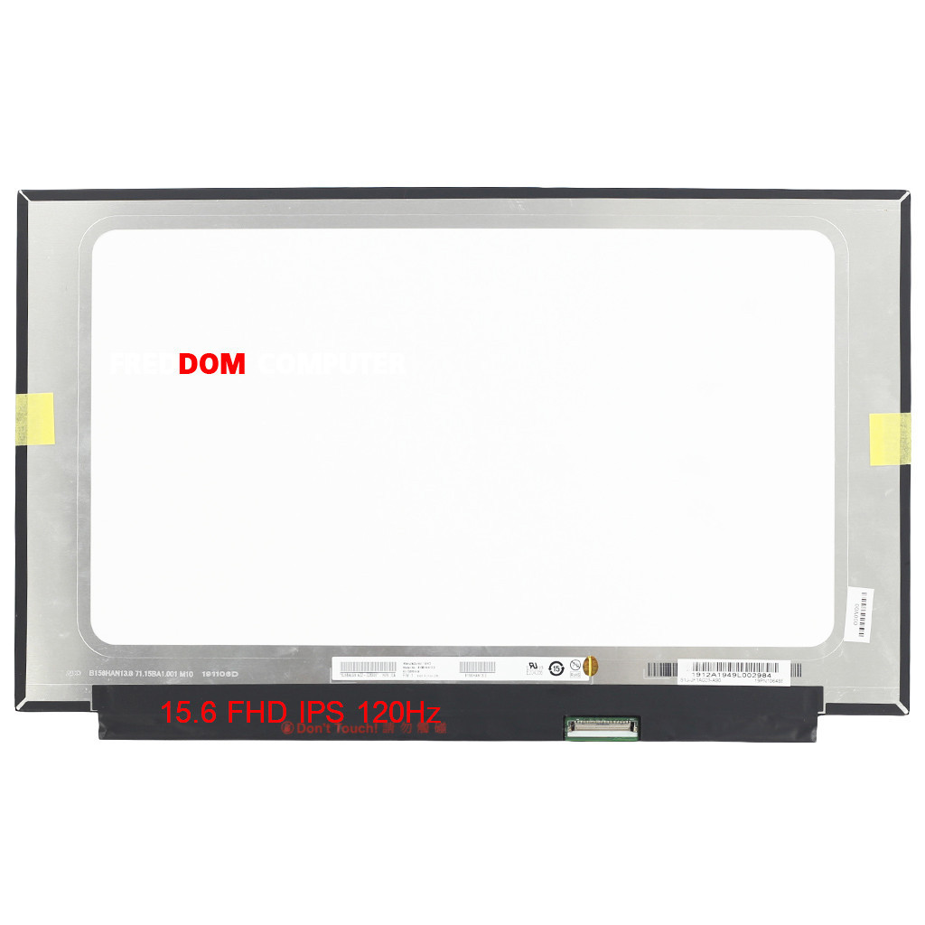 หน้าจอโน๊ตบุ๊ค 15.6 จอ LED Slim 15.6 FHD 1920*1080 IPS 120HZ 40Pin LM156LFGL B156HAN13.0 NV156FHM-NX1 NV156FHM-N4U
