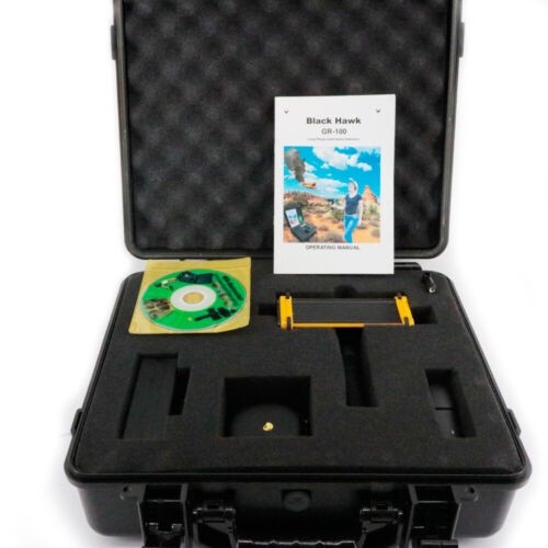 GR100 Treasure Hunter Metal Detector Black Hawk GR-100 Best Laser