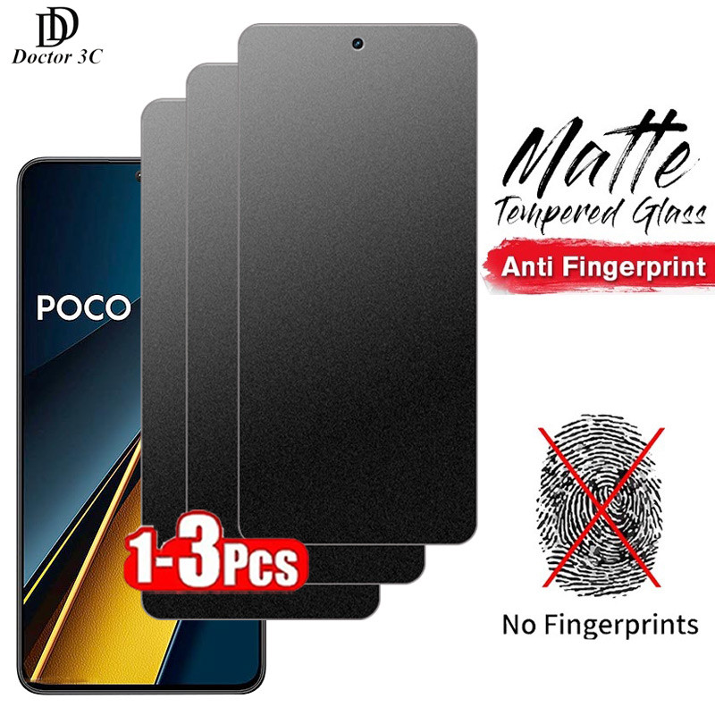 ฟิล์มด้าน ฟิล์มกระจกด้าน สำหรับ Xiaomi Poco X7 X6 X5 X4 X3 NFC M7 M6 Plus M5 M5s M4 M3 F6 F5 F4 GT F