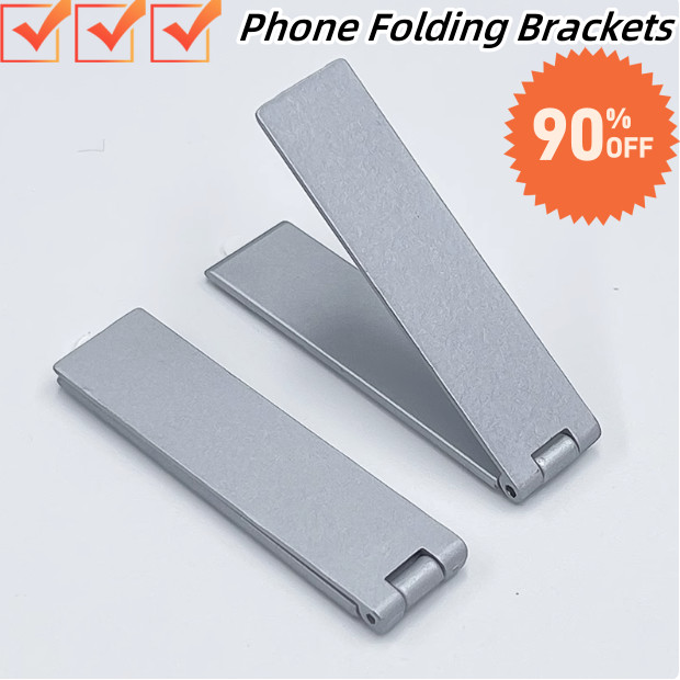 Compitable For Phone Folding Bracket Silver ขาตั้งโทรศัพท์มือถือ วงเล็บพับ รับ Fashion Foldable