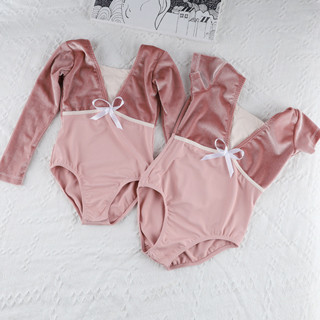 เสื้อผ้าเต้นรําเด็กฝึกเสื้อผ้าฤดูใบไม้ร่วงและฤดูหนาวเปิดกําม…