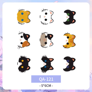 6พีซี วาดด้วยมือลายแมวที่มีสีสันสักสาวเซ็กซี่ข้อมือสักสติกเกอร์รอยสักกันน้ํายาวนาน7วันสติกเกอร์ผิวปลอมชั่วคราว