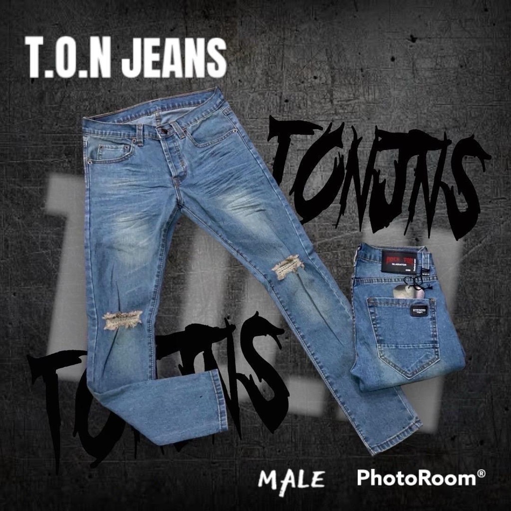 เดฟยืด สียีนส์ฟอกซีด รหัสkm032