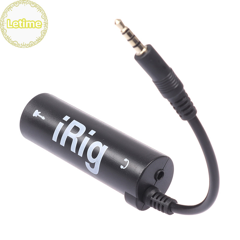 Letime สําหรับ Irig กีตาร์เปลี่ยนกีตาร์พร้อมตัวแปลงอินเทอร์เฟซกีตาร์โทรศัพท์ TH