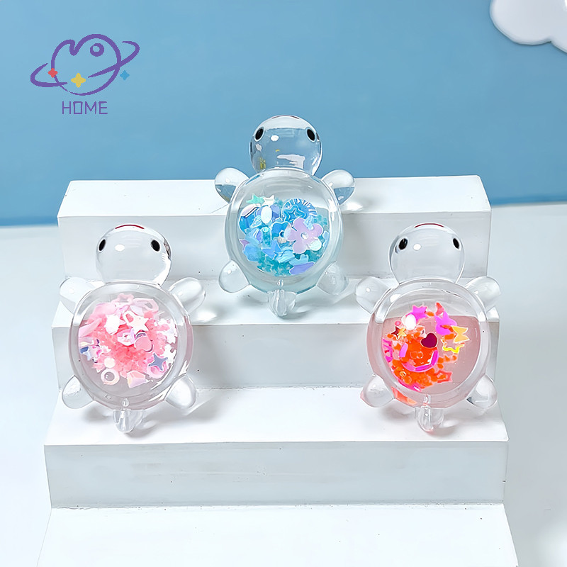 [mayhome] 1pc เต่าเรืองแสงสวนปลา Miniatures เครื่องประดับ Mini Luminous Glitter เต่าตกแต่งบ้านภูมิทัศน์หัตถกรรม {TH}