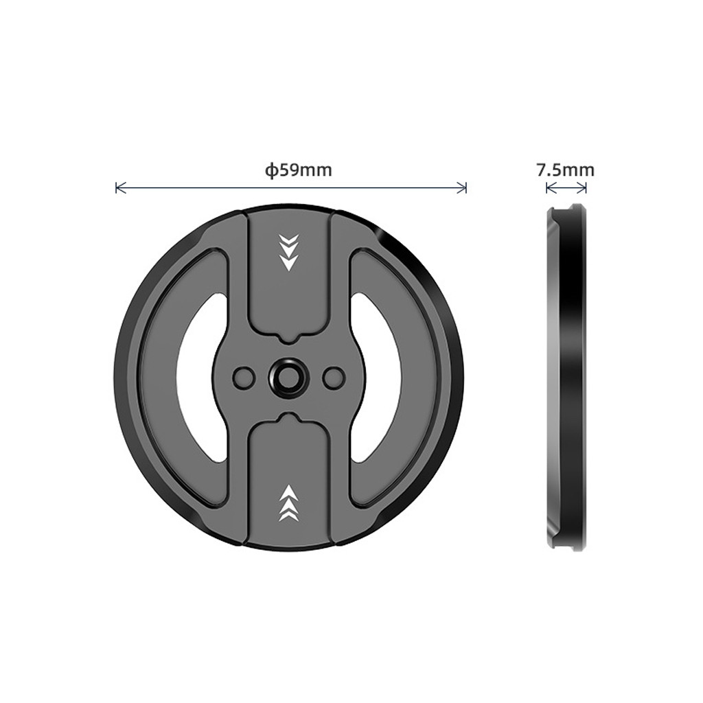 Feichao สําหรับ iPhone 15/14/13/12 Series ฐานแม่เหล็กพร้อม Arri Hole/รองเท้าเย็นสําหรับ Magsafe ถึง 1/4-20 Arri หลุม