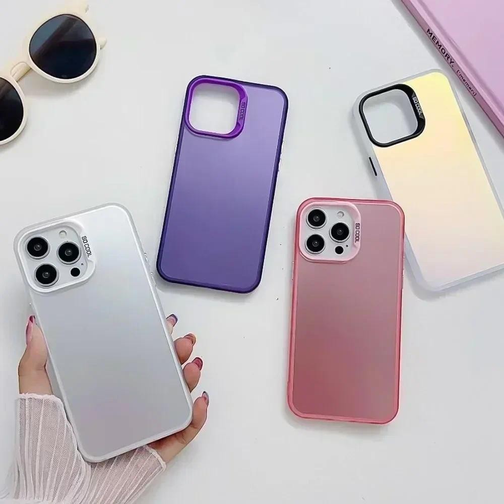 สําหรับ Redmi 12 5G กรณี Redmi12 4G 12R เงิน IMD เคสโทรศัพท์สําหรับ Xiaomi Redmi หมายเหตุ 12R หรูหราเรียบง่าย Matte สีกันกระแทกปลอก