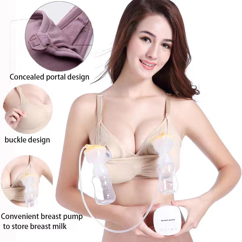 [พร้อมส่ง] เสื้อชั้นในปั๊มนมสำหรับสตรีให้นมบุตร