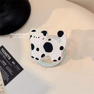 อิน น่ารักการ์ตูนแม่เหล็กหมุนวงเล็บสําหรับโทรศัพท์มือถือทั้งหมดกรณีต่างๆสนุกแมวสุนัขแบบพกพาพับถุงลมนิรภัยผู้ถือแม่เหล็กยืนอุปกรณ์โทรศัพท