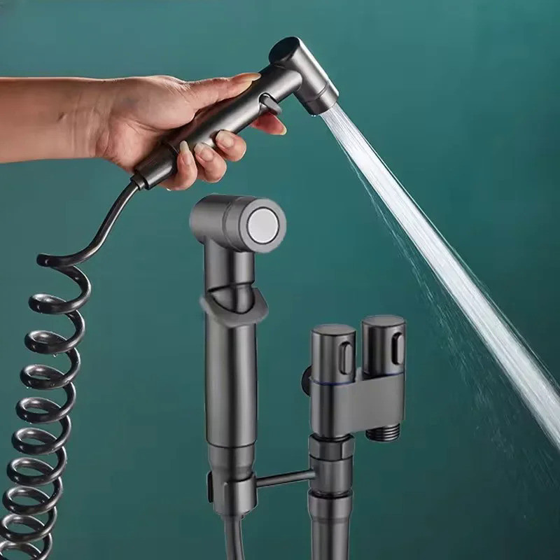 Bidet Spray Set Water Jet High Pressure Handheld Bidet Sprayer Toilet Cleaning Hygienic Shower for B