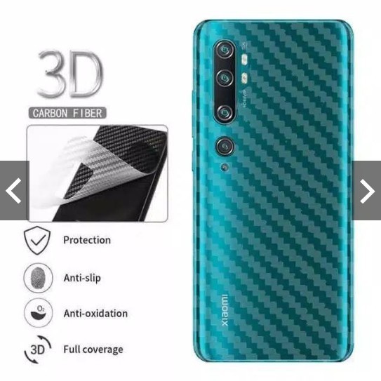 [ GARSKIN ANTI-FUNGAL OPPO RENO 6.4 / 6.6 10 TIMES ZOOM] GARSKIN CARBON 3D CLEAR SKIN BACK ANTI-FUNG
