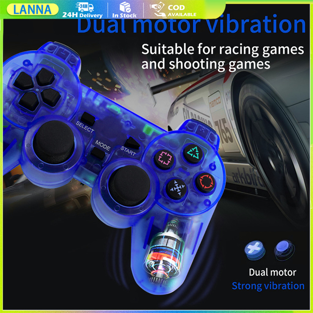 ร้านอยู่ที่ไทย จอย​ PS2 จอยเกมคอนโทรลเลอร์ จอยเกมส์ หลายสีเลือกได้