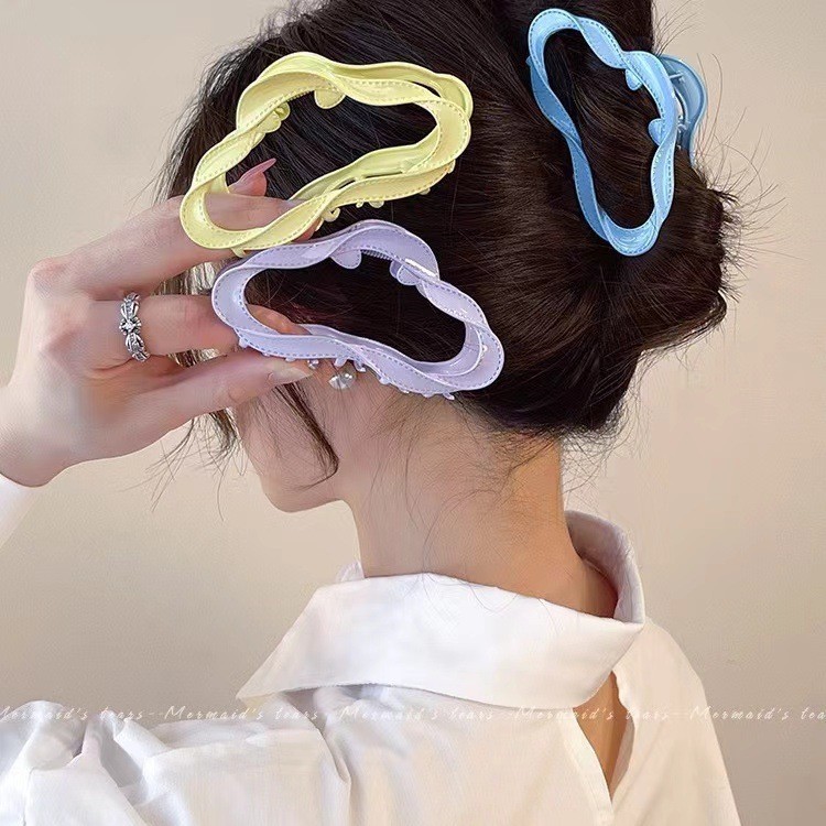 Dopamine Cloud Clip Girls Design Niche เครื่องประดับผมระดับไฮเอนด์แฟชั่น