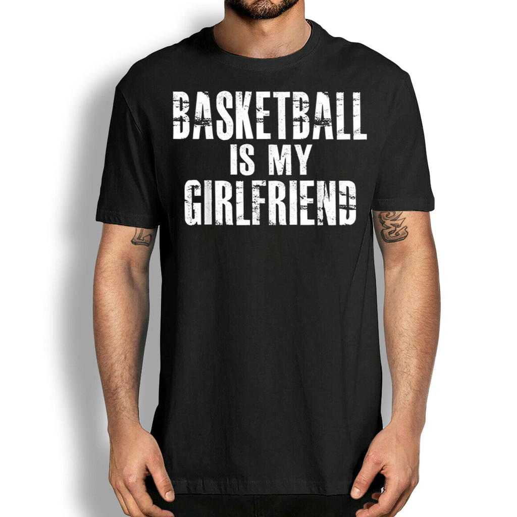 เสื้อยืดบาสเก็ตบอลตลก Basketball Is My Mensfriend Funny Shirt,Basketball Tee