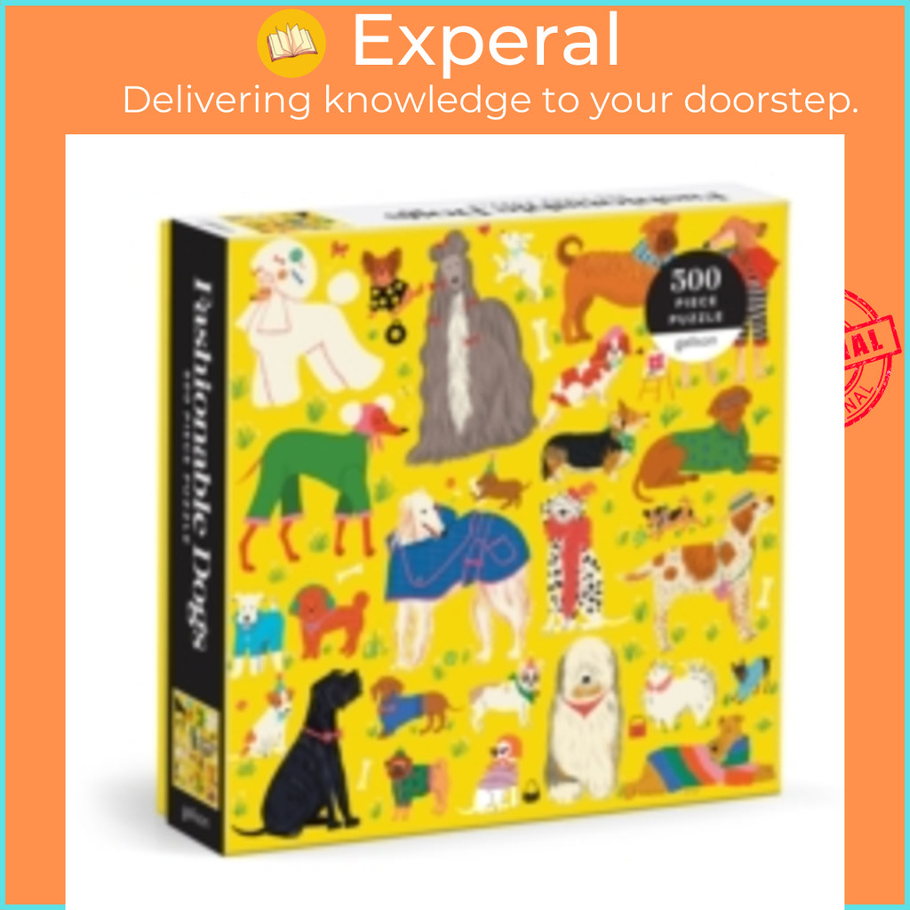 Fashion Dogs ปริศนา 500 ชิ้น โดย Galison (ฉบับสหราชอาณาจักร nl)