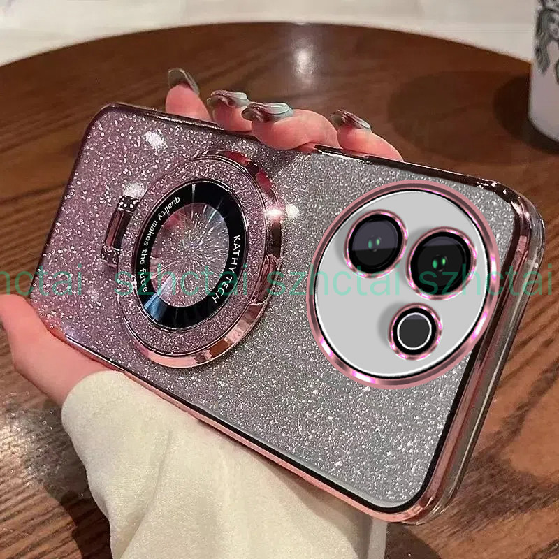 เคสโทรศัพท์ Vivo V30E 5G V29 5G V29E V27 V27E V25 V25E V23 5G V23 หรูหรา ชุบ แวววาว เคสโทรศัพท์โปร่ง