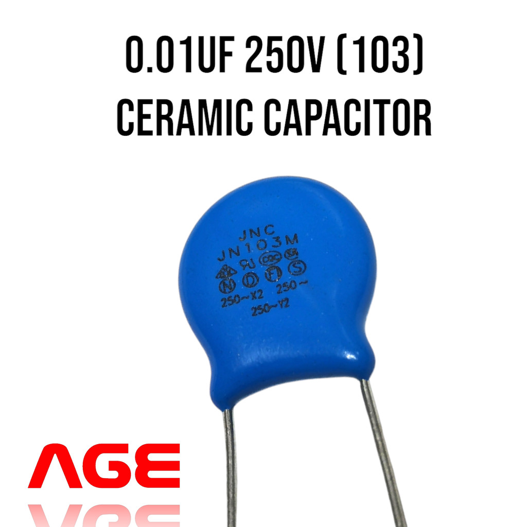 0.01UF 250V (103) Ceramic Capacitor