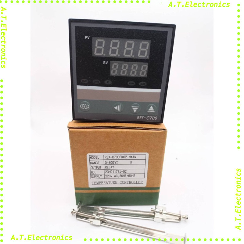 PID RKC REX C700  0-400 C (ตัวควบคุมอุณหภูมิ) มี Relay / SSR สินค้าล้างสต็อก สินค้าออกบิลได้ สุดคุ้ม